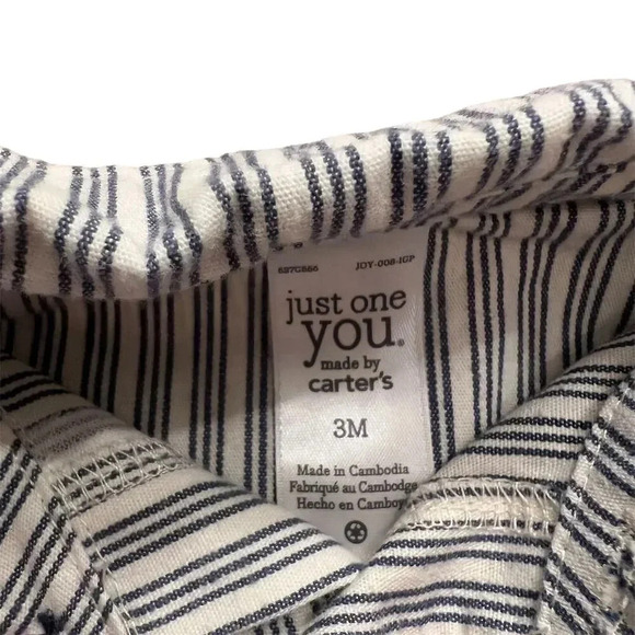 Carter's Baby Boys Rompers Size 3 Months Lot of 3 Multicolor - Picture 5 of 7